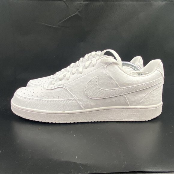 Nike Mens Court Vision Low Next Nature in White/White Size. 11.5  DH2987-100 main image 8